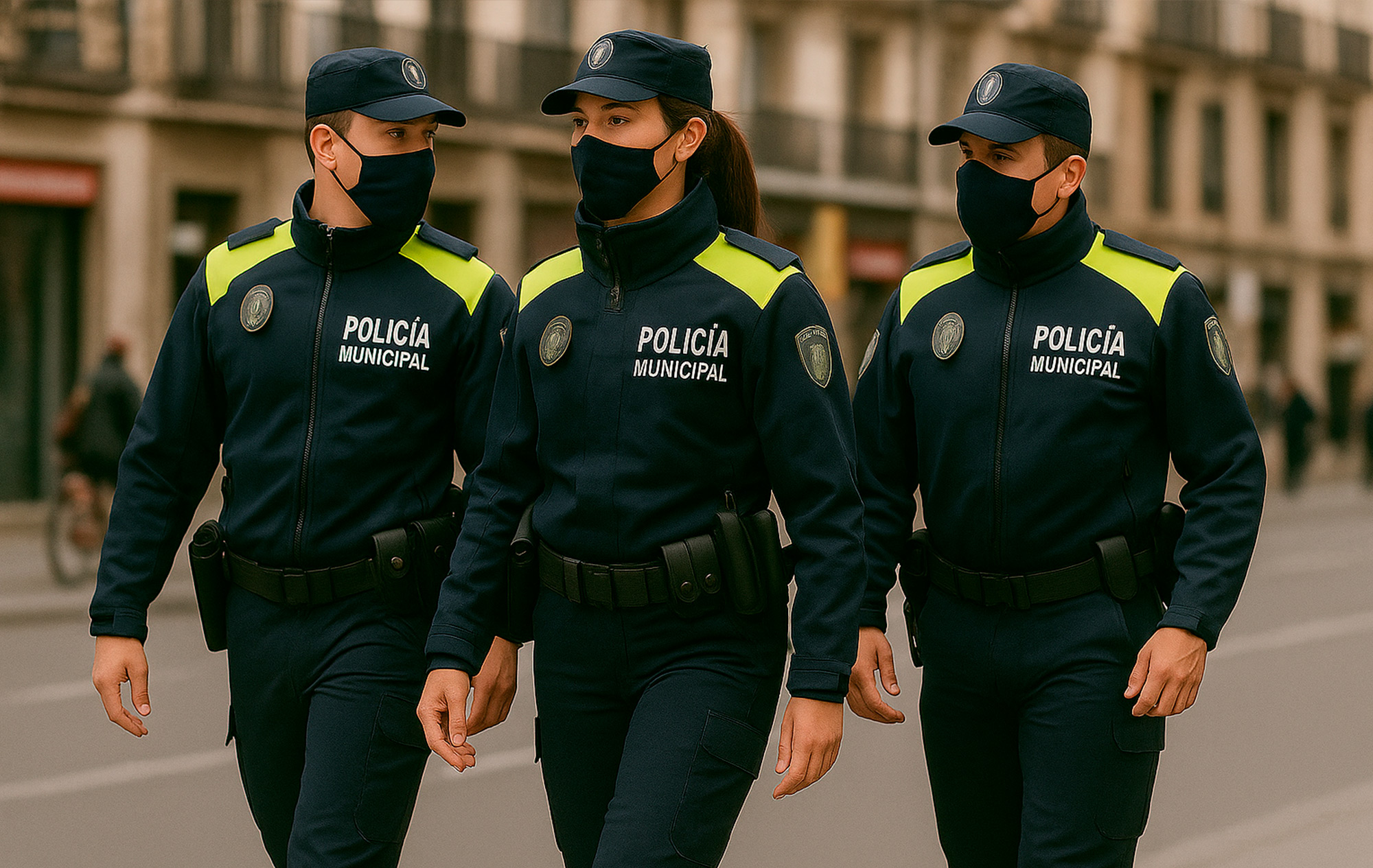 Equipamiento de los policías municipales: protección, tecnología y ergonomía