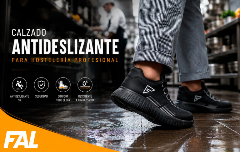 Calzado antideslizante para hostelería y cocina profesional: qué mirar antes de comprar