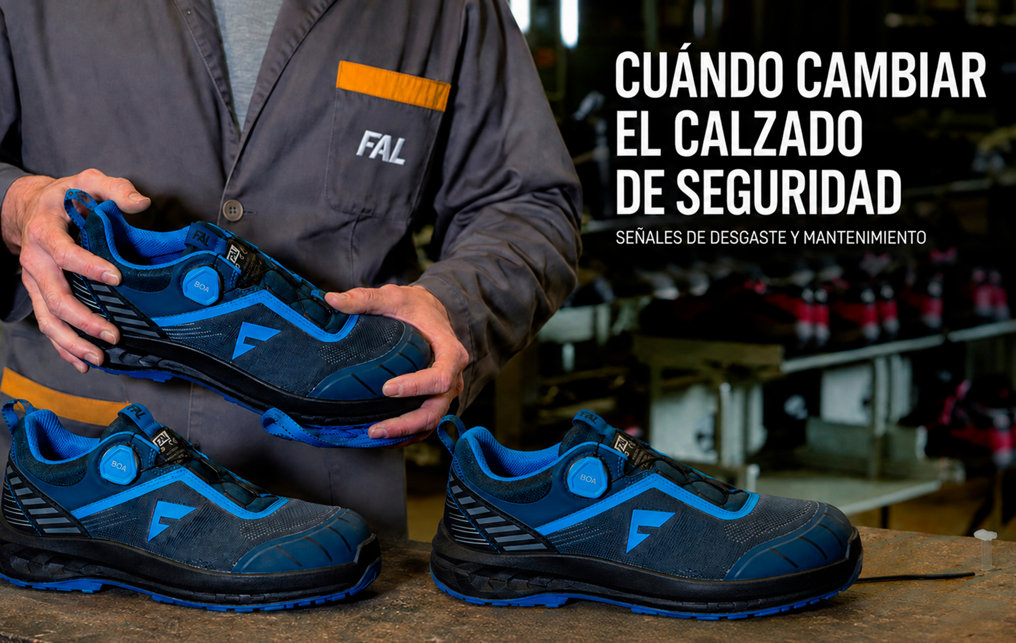 Cuándo cambiar el calzado de seguridad y cómo alargar su vida útil